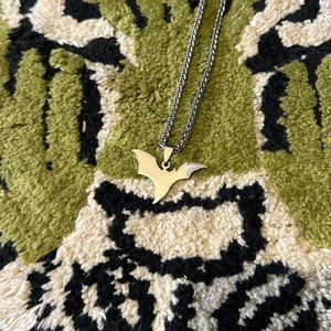 Ditch.la bat pendant necklace